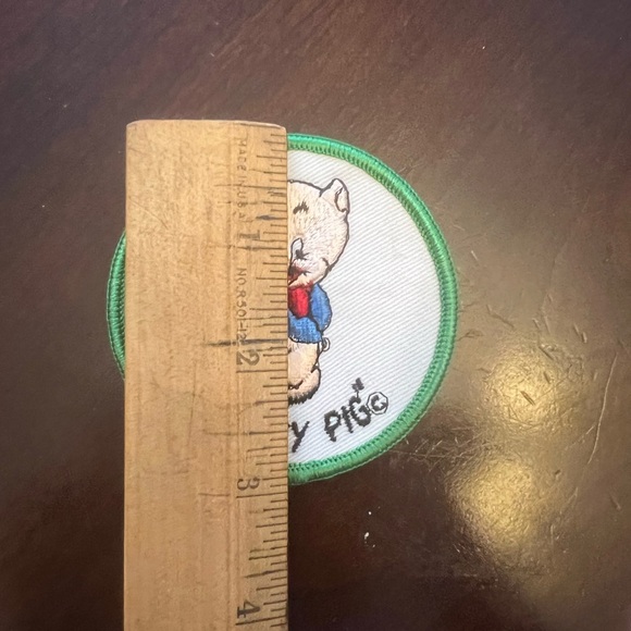 Vintage 1970’s Swiss Maid Quality Emblems Looney Tunes Porky Pig Patches (7) - Picture 3 of 4